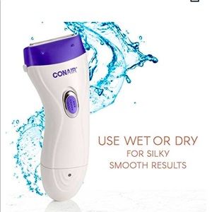 Conair Satiny Smooth Dual Foil Wet/Dry Rechargeable Ladies Shaver